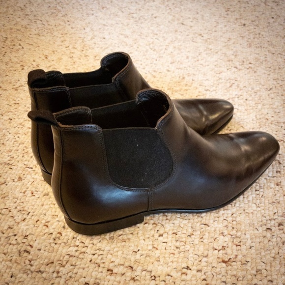 A. Testoni Men. Brown Chelsea Boots 9.5 Made in IT main image 6